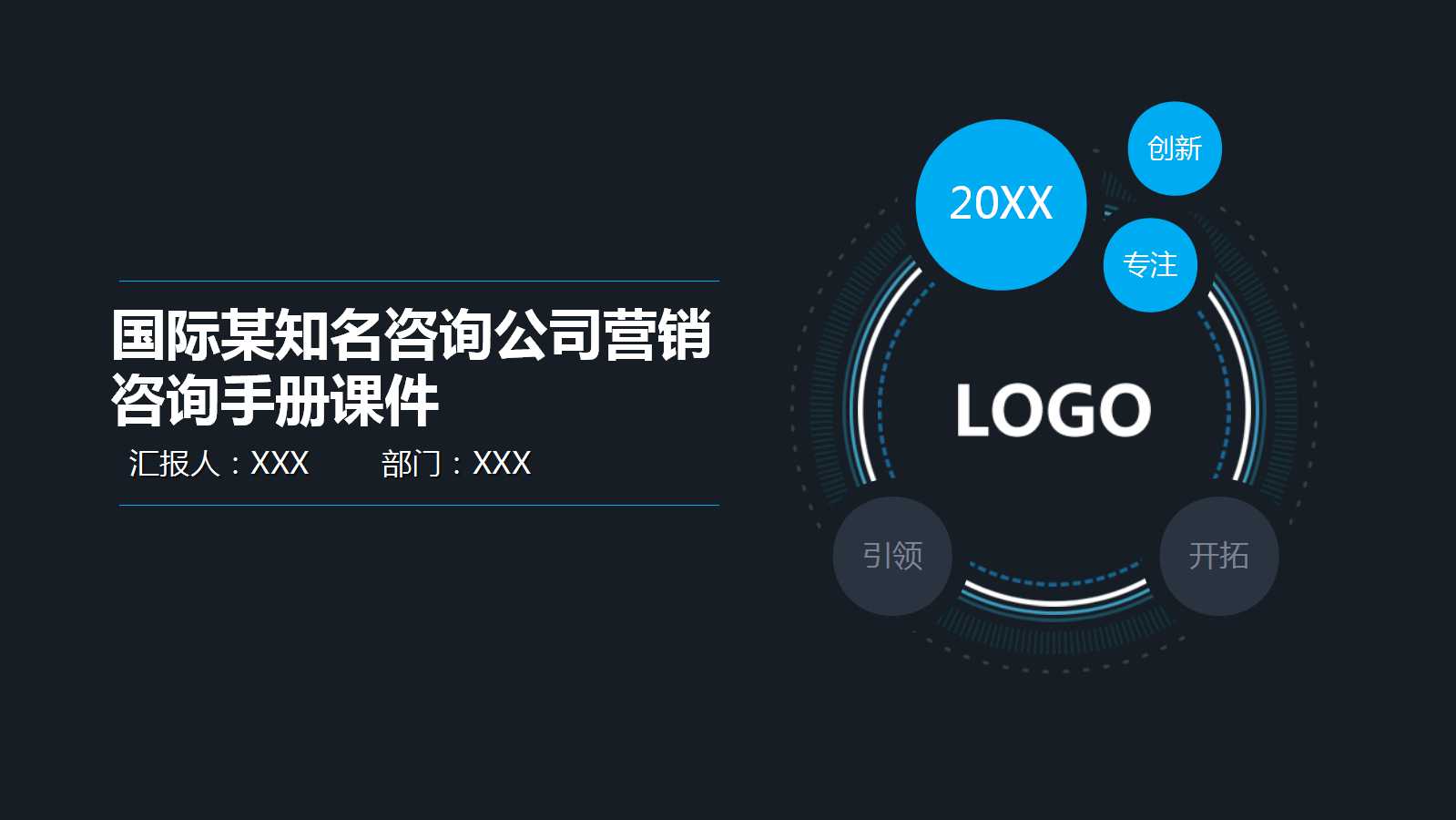 国际某知名咨询公司营销咨询手册PPT课件