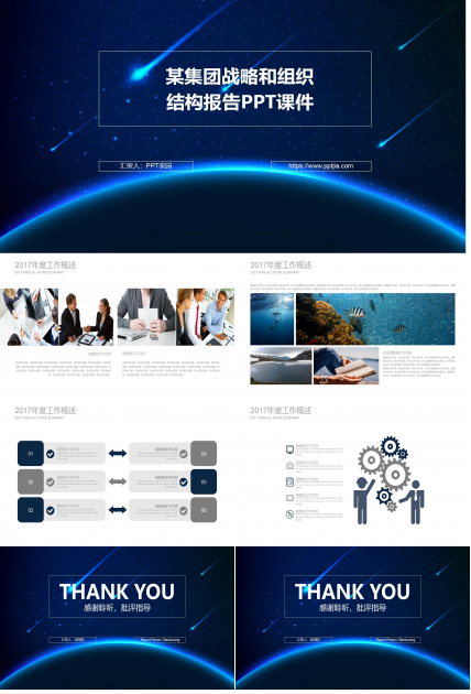 某集团战略和组织结构报告PPT课件