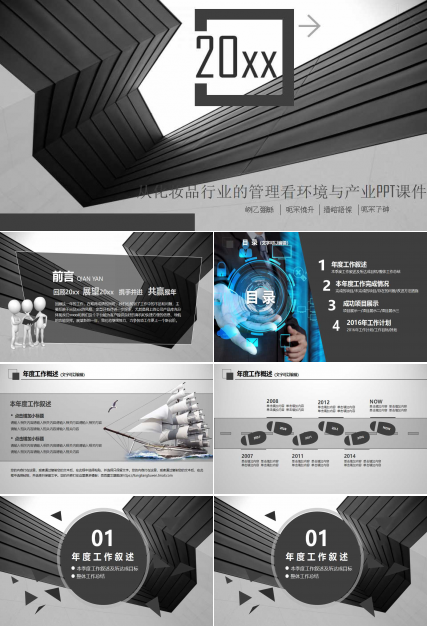 从化妆品行业的管理看环境与产业PPT课件