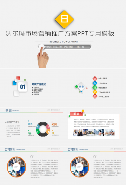 沃尔玛市场营销推广方案PPT专用模板