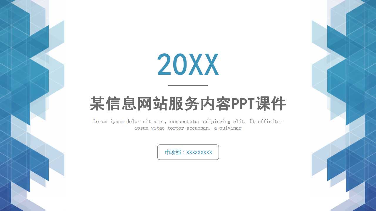 某信息网站服务内容PPT课件