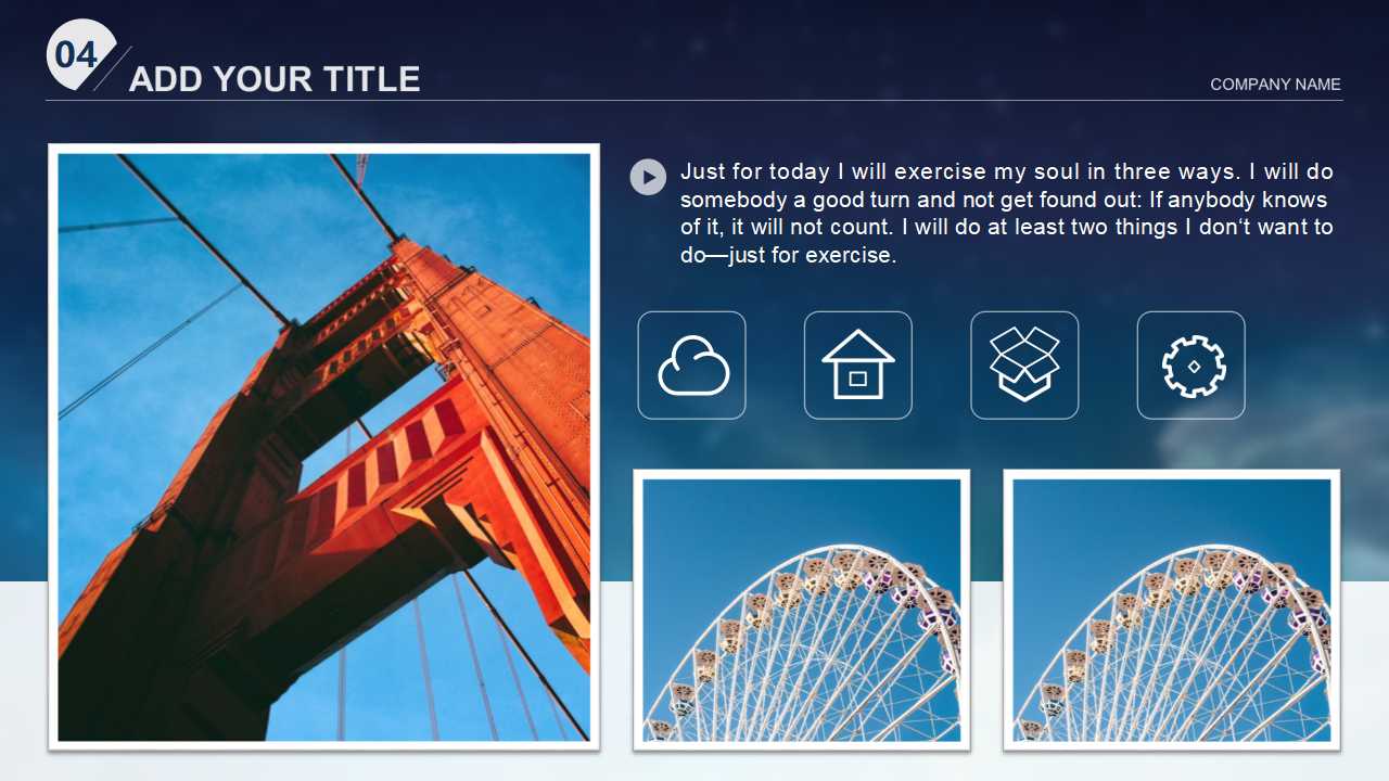 太空中的地球蓝色PPT模板套装