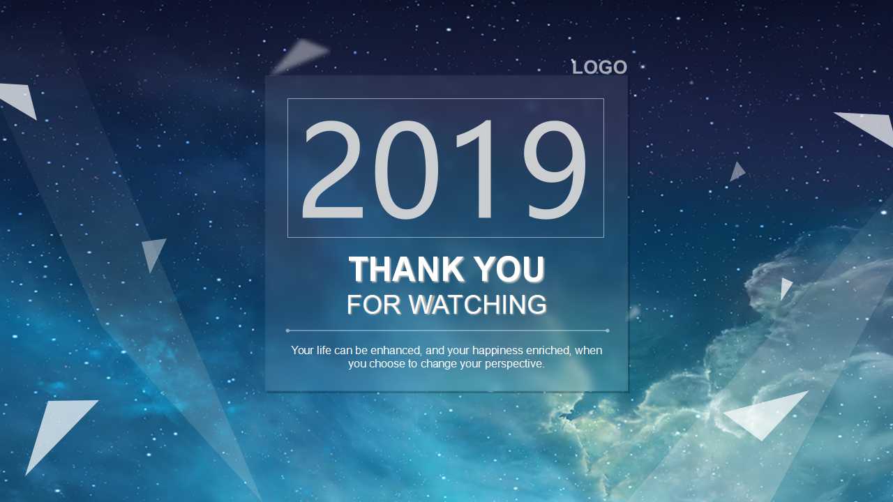 太空中的地球蓝色PPT模板套装