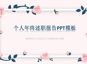 述职提要(附个人述职报告范文)ppt范文