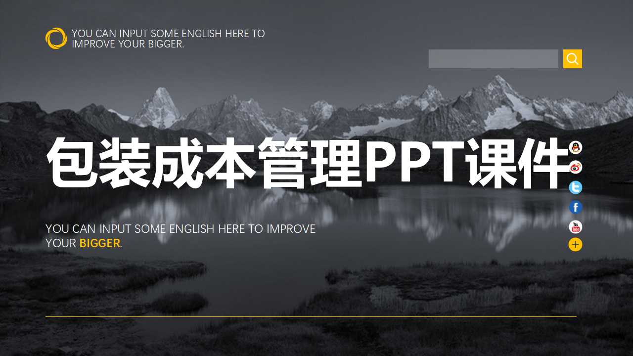 包装成本管理PPT课件