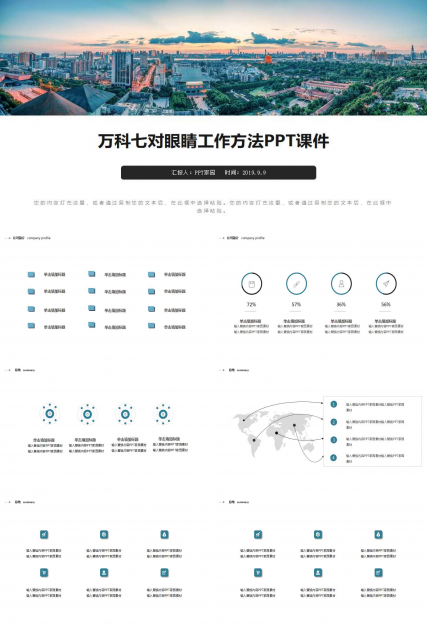 万科七对眼睛工作方法PPT课件