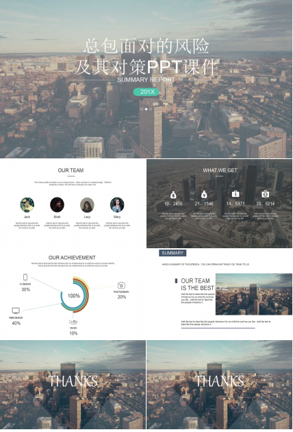 总包面对的风险及其对策PPT课件