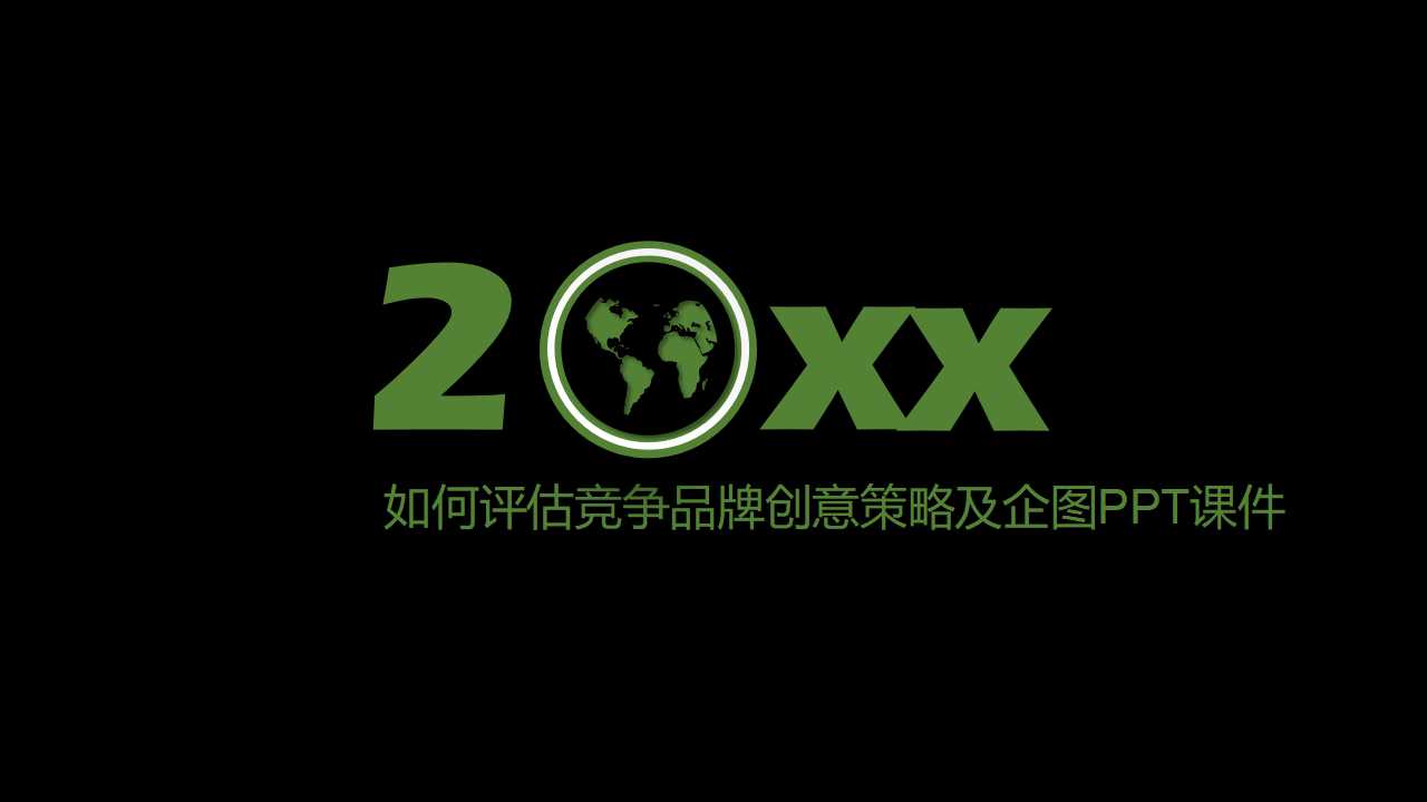 如何评估竞争品牌创意策略及企图PPT课件