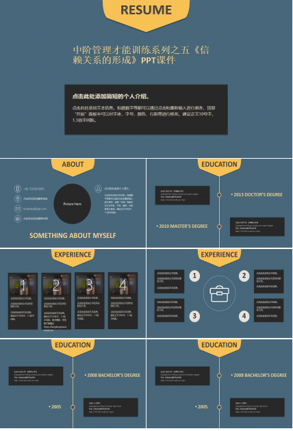 中阶管理才能训练系列之五《信赖关系的形成》PPT课件