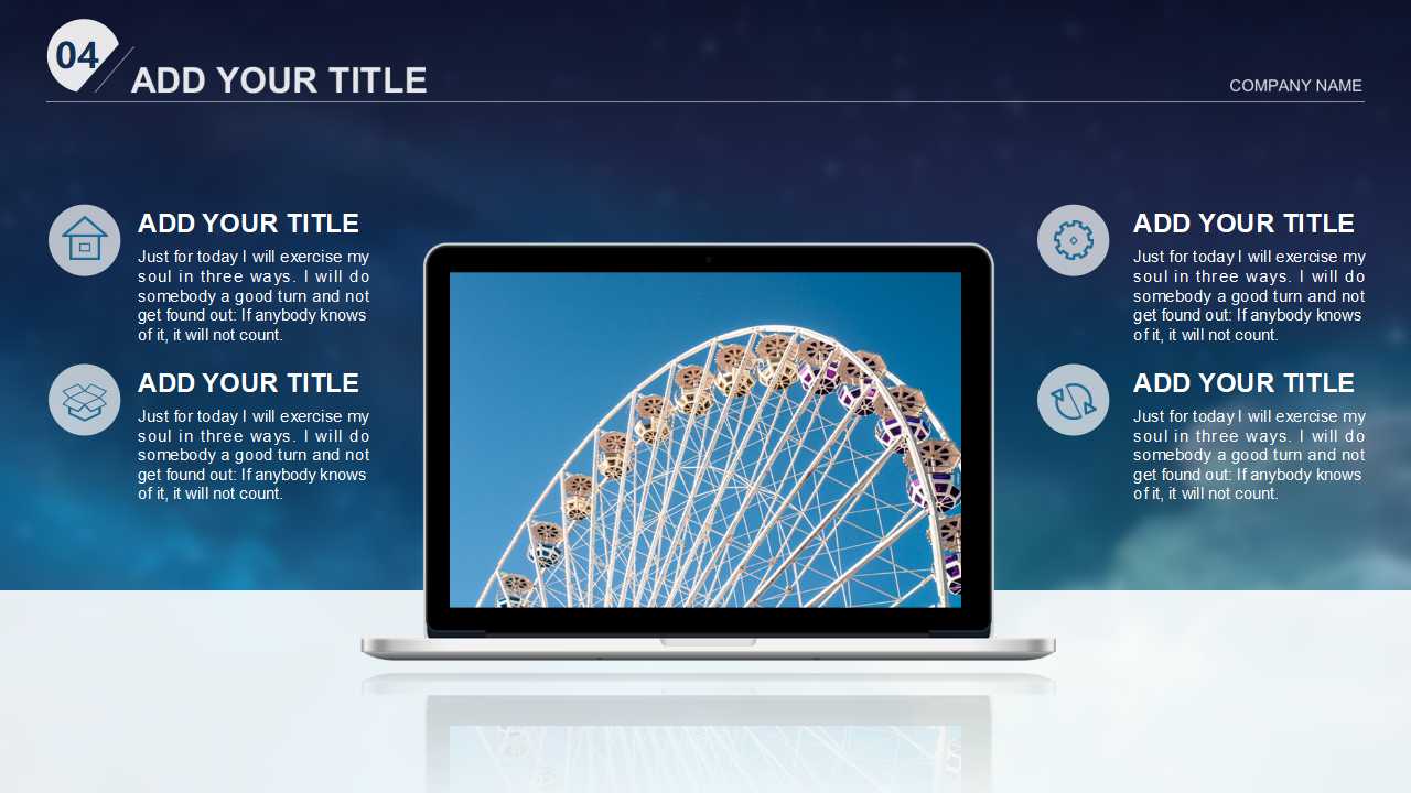 太空中的地球蓝色PPT模板套装