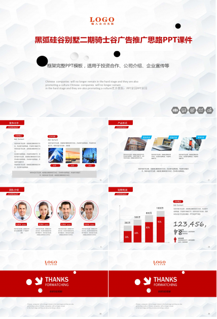 黑弧硅谷别墅二期骑士谷广告推广思路PPT课件