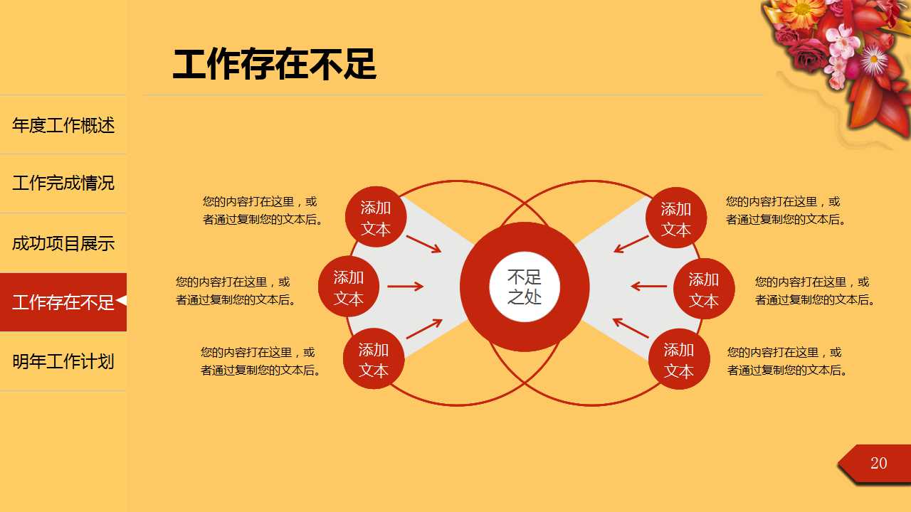 春之花图片PPT模板免费下载