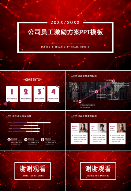 公司员工激励方案PPT模板