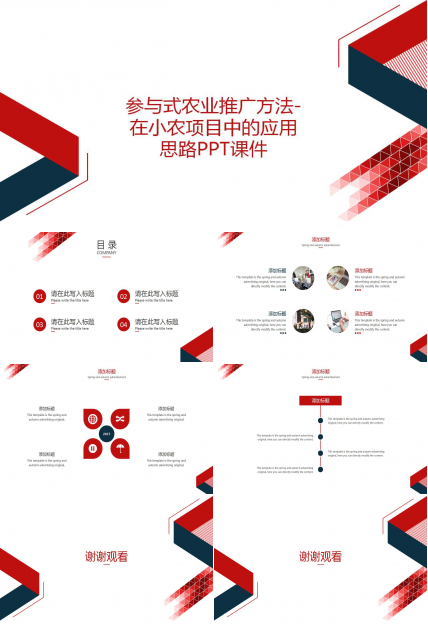 参与式农业推广方法-在小农项目中的应用思路PPT课件