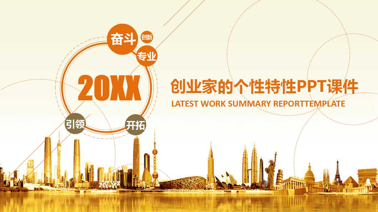 创业家的个性特性PPT课件