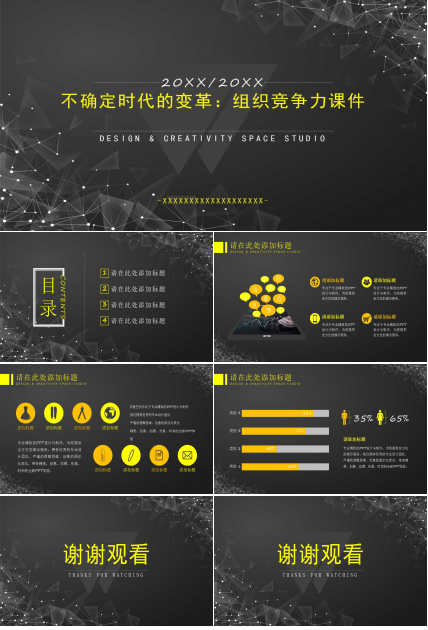 不确定时代的变革：组织竞争力PPT课件