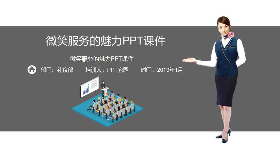 微笑服务的魅力PPT课件