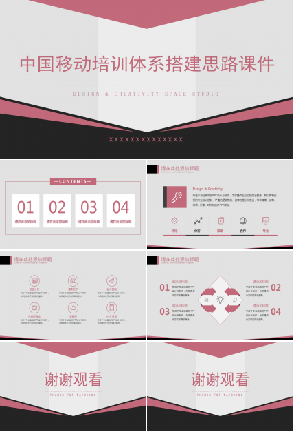 中国移动培训体系搭建思路PPT课件