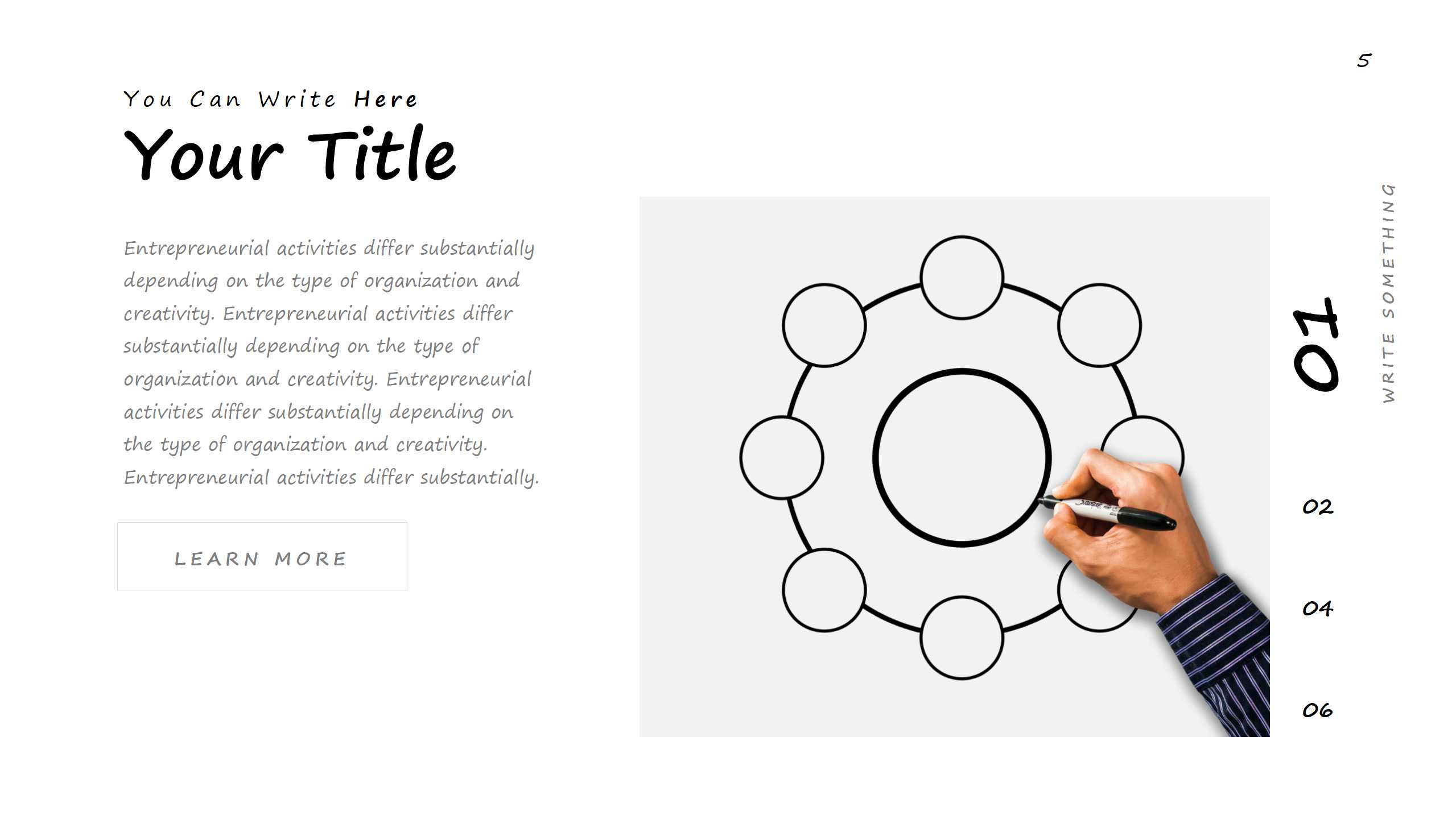 白领伊人图案PPT模板下载