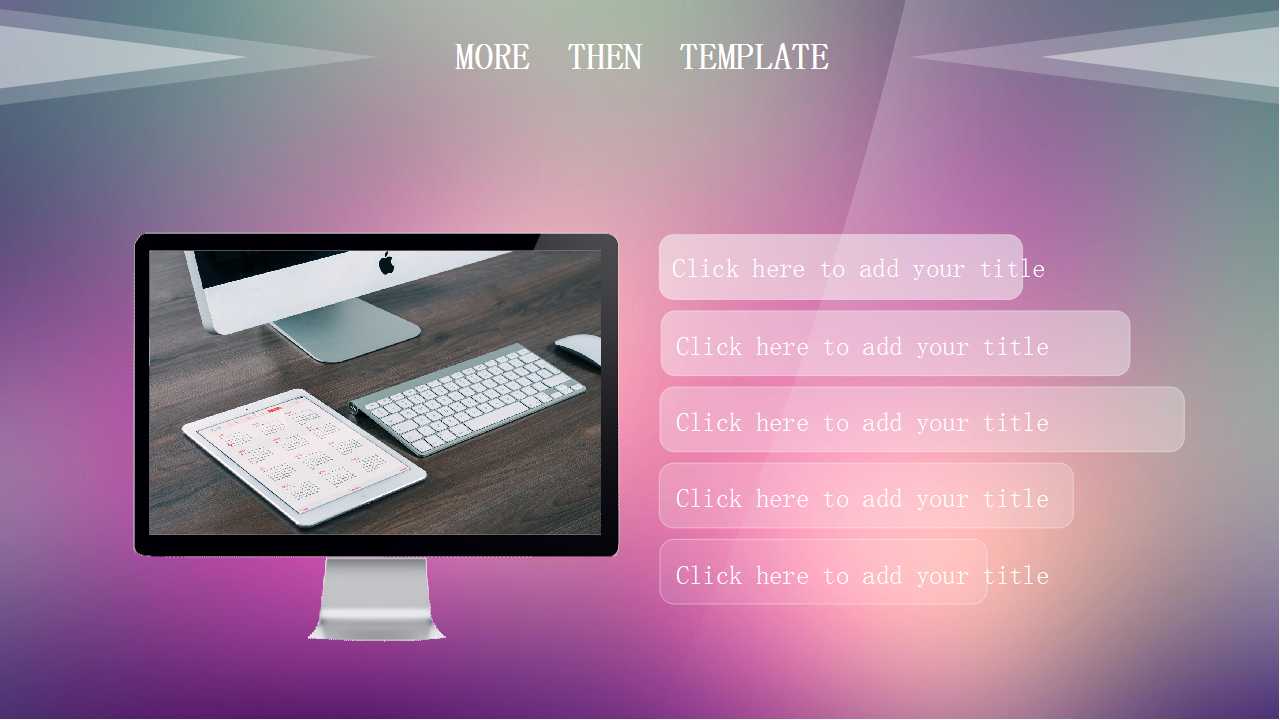 国外商务梦幻PPT背景模板