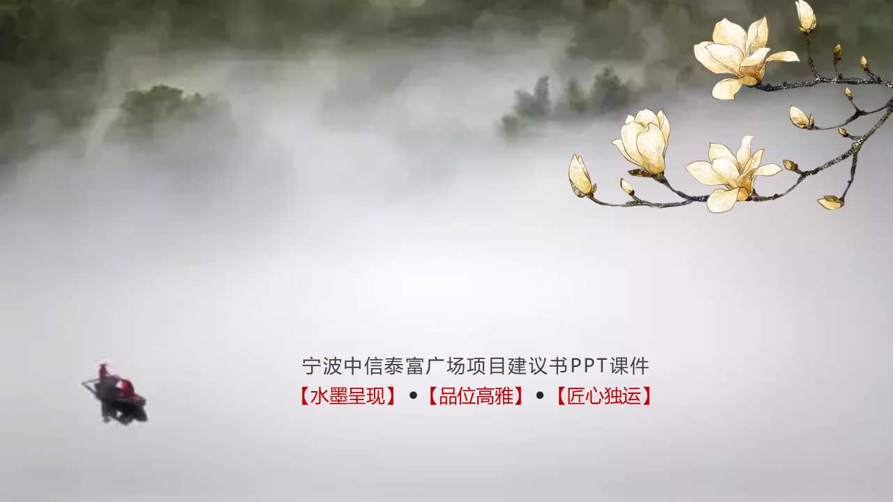 宁波中信泰富广场项目建议书PPT课件