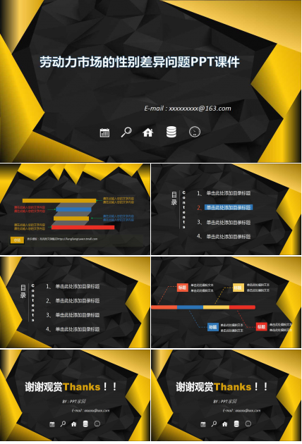 劳动力市场的性别差异问题PPT课件