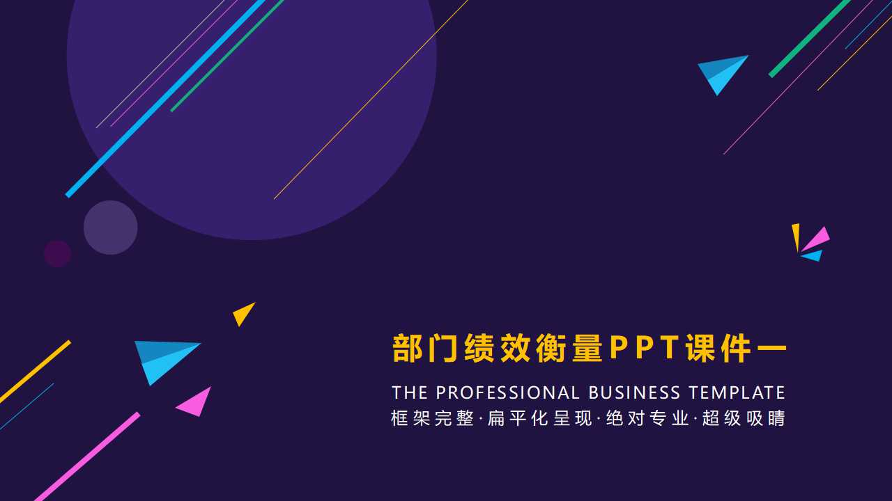 部门绩效衡量PPT课件一