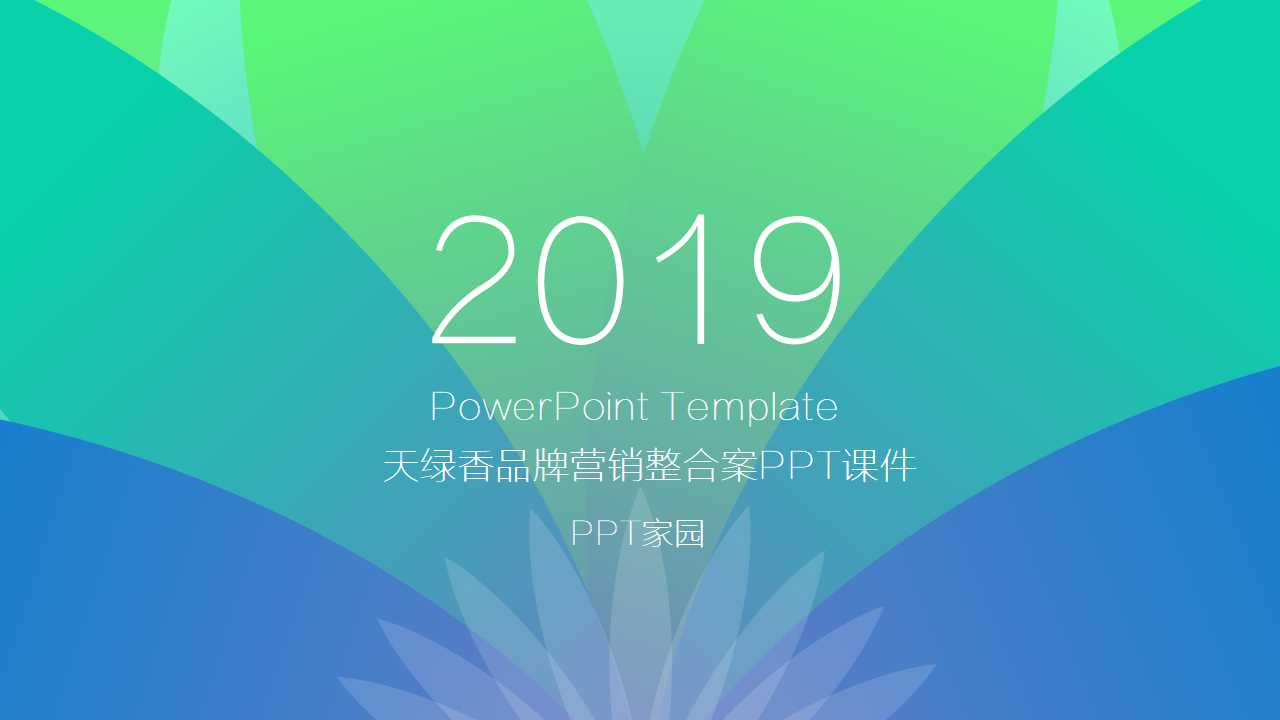 天绿香品牌营销整合案PPT课件