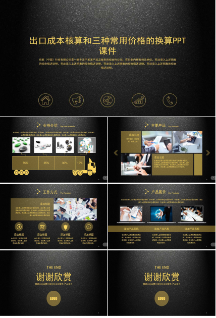 出口成本核算和三种常用价格的换算PPT课件
