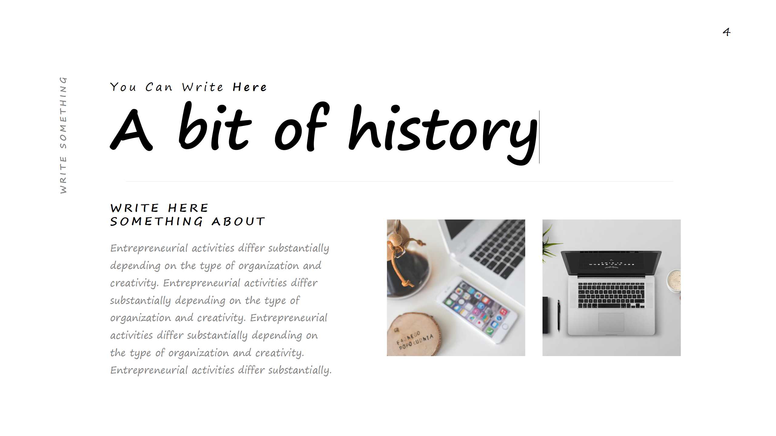 白领伊人图案PPT模板下载