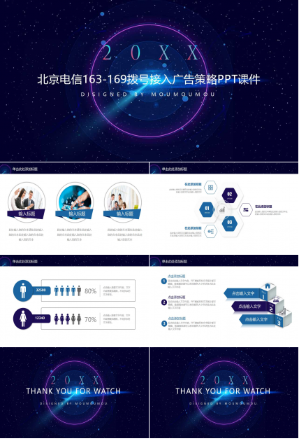 北京电信163-169拨号接入广告策略PPT课件