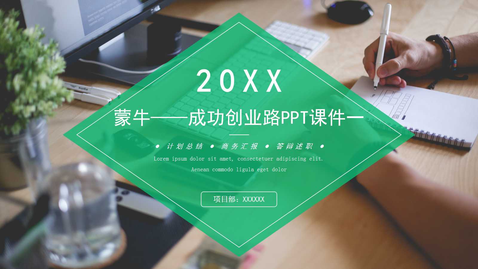 蒙牛——成功创业路PPT课件一