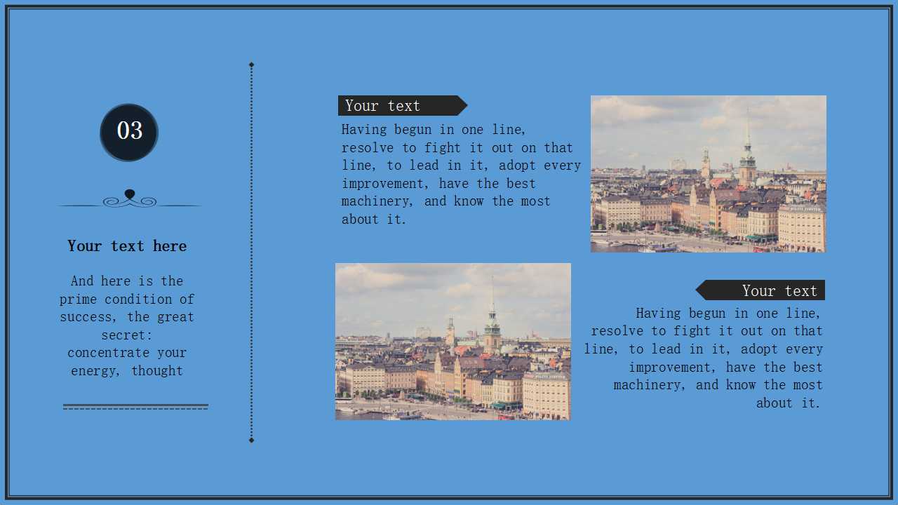 淡蓝色的世界地图模板PPT