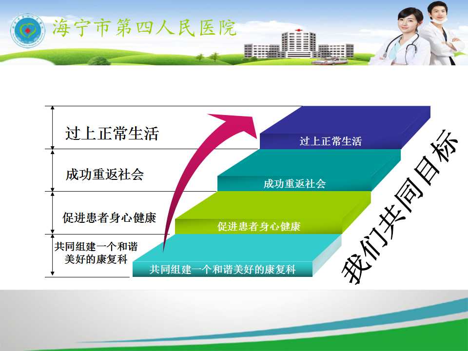 医学PPT模板_中年女护士PPT背景