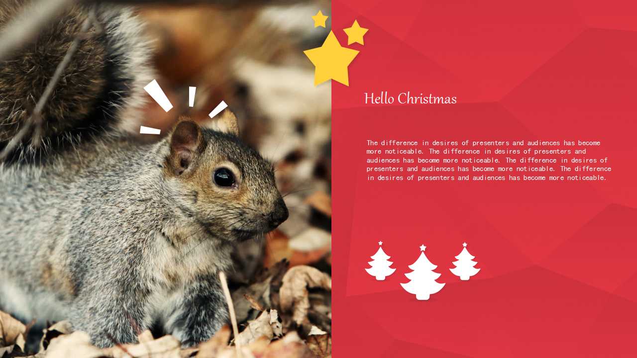 圣诞树节日模板下载