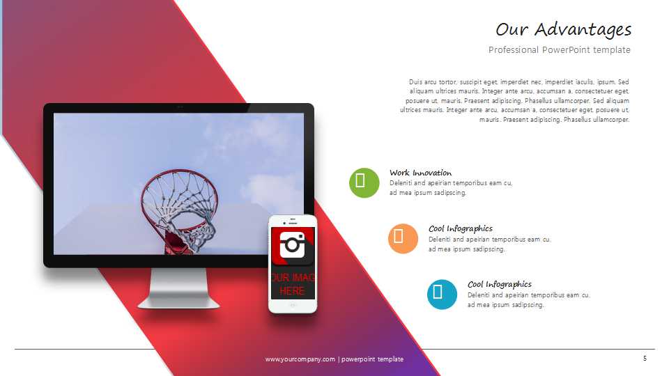 蓝色背景白色光茫PPT模板下载