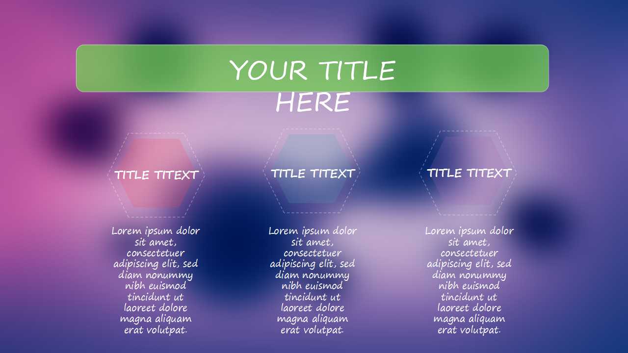 漂亮风格图案PPT免费模板