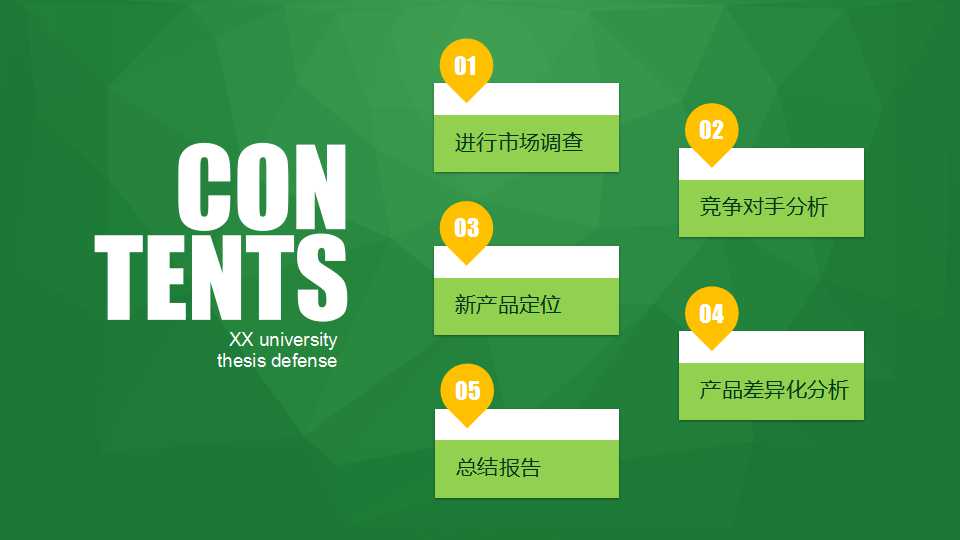 青绿色背景风格幻灯片模板下载