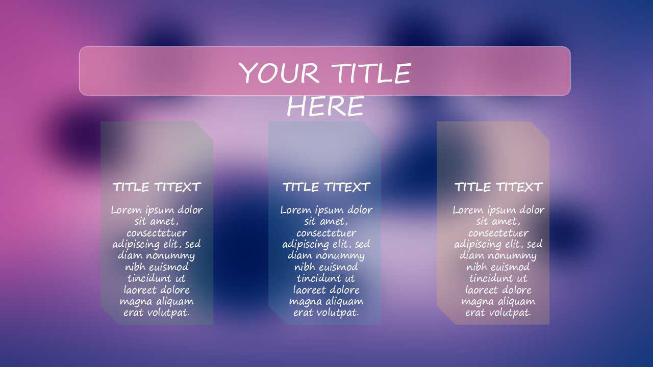 漂亮风格图案PPT免费模板