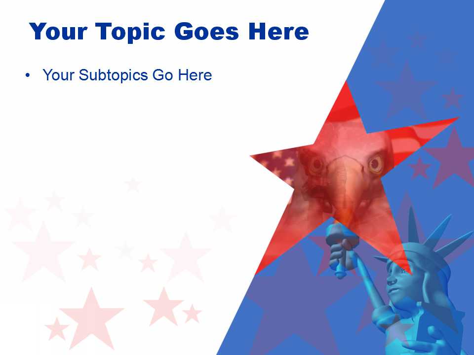 美国独立日_PowerPoint模板下载