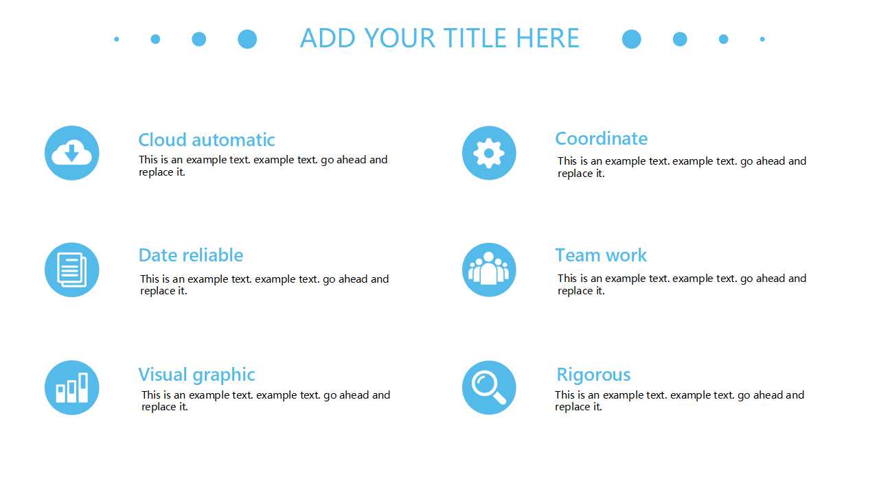 蓝色天空PPT背景模板下载