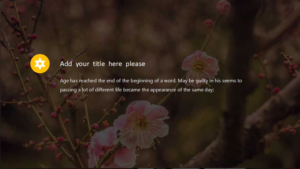 模板PPT下载_梅花背景图