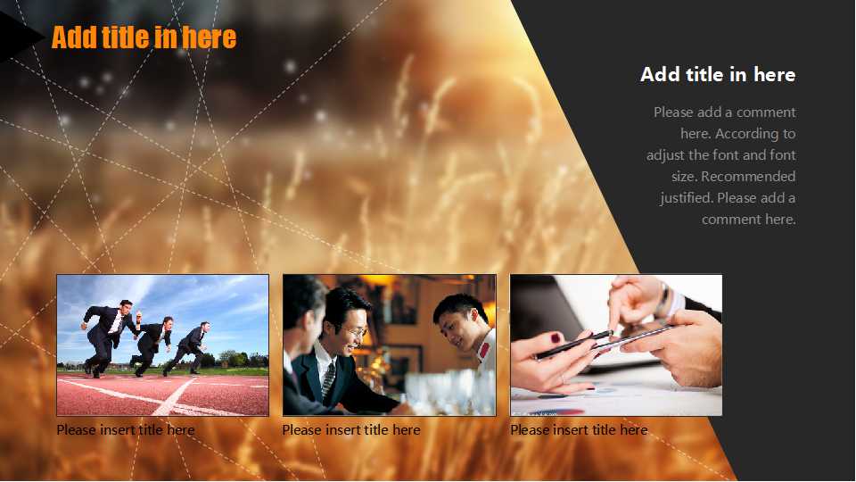 简约风格PPT幻灯片模板