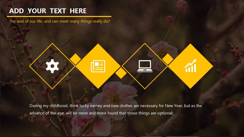 模板PPT下载_梅花背景图