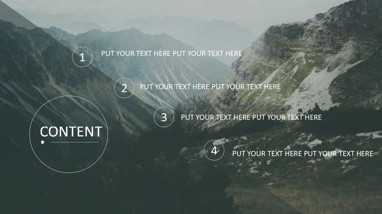 自然风景PPT幻灯片下载