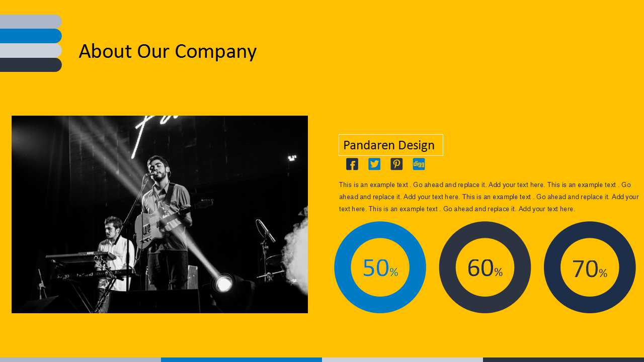 黄色背景模板下载