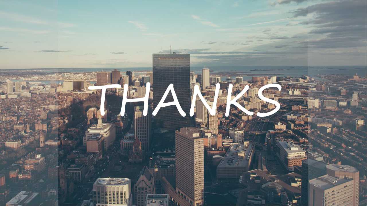 关于城市的幻灯片模板