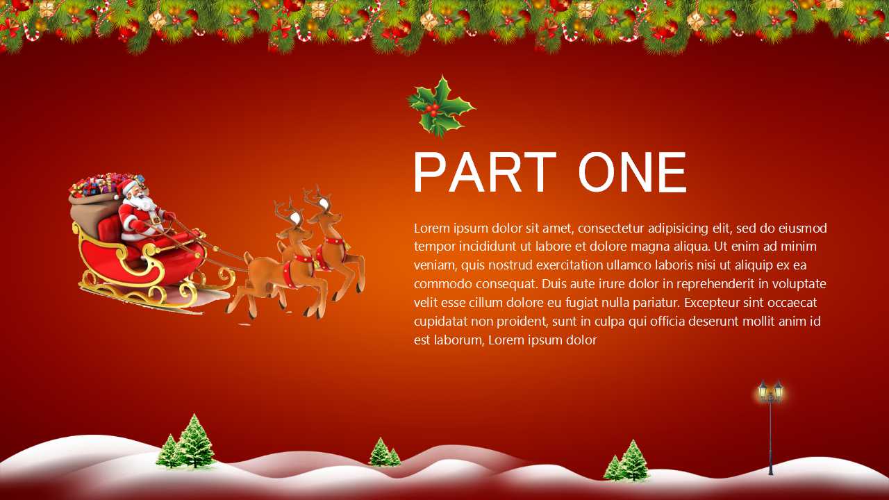 关于节日的PPT幻灯片模板