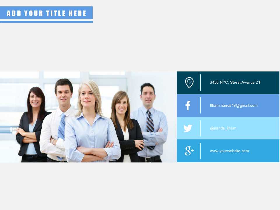 卡通造型PPT模板