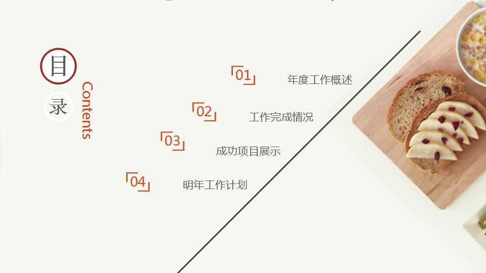 食品专用PPT模板
